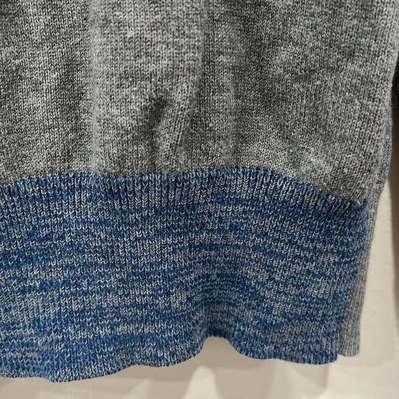 Paul Smith Jeans Cotton Crewneck in Heathered Grey Blue Details size Large - Picture 10 of 14